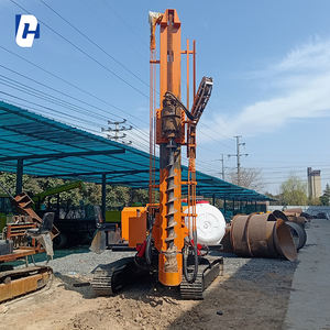 복잡한 건설 현장에 적합한 크롤러형 태양열 파일 드라이버 맞춤형 파워 강력한 등반 능력 - Product Image 1