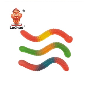 Bonbons et confiseries <span class=keywords><strong>halal</strong></span> en gros, mélange de saveurs de fruits, bonbons en forme de vers gélifiés en vrac - Product Image 4