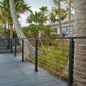 Thép không gỉ ngoài trời boong ban công cầu thang lan can Bộ dụng cụ-Có thể điều chỉnh dây cáp cáp lan can nước chống gỉ Tự làm - Product Image 4