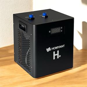 جهاز تبريد للغطس البارد بقوة 1/3 حصان، آلة استشفاء بالحمام الثلجي، هيكل مبرد بالماء للتدريب والعلاج وتحسين الدورة الدموية - Product Image 2