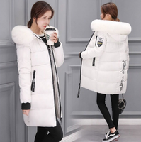 AIMINYZ Manteau d'hiver matelassé tendance, nouveau design élégant, manteau ajusté pour femme avec col intégral et capuche, imprimé, imperméable