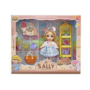 Poupée en PVC de 11 pouces et ensemble de jouets miniatures en PVC de 6 pouces pour filles avec plusieurs options de styles - Product Image 3