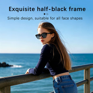 Gafas de Sol Inteligentes con Control Táctil OEM, Marco de PVC, Tipo-C, Traductor IA de 156 Idiomas, Resistentes al Agua IPX4, Audio Inalámbrico - Product Image 6