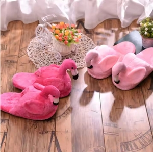 Peluche chaude rose flamant rose intérieur <span class=keywords><strong>chaussures</strong></span> en peluche flamant rose fond souple automne et hiver chambre garder au chaud <span class=keywords><strong>chaussures</strong></span> d'intérieur - Product Image 6