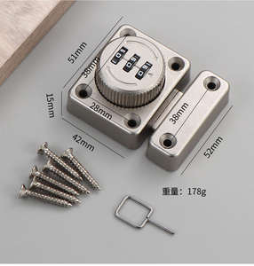 Cerradura Moderna para Muebles, Cerrojo con Contraseña sin Llave, Aleación de Zinc, Duradero, Fácil Instalación, Rotación de 360°, Compatible con 15-18 mm, para Escuelas y Hoteles - Product Image 4