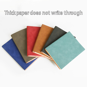 Bán buôn A5 xoắn ốc máy tính xách tay ba chủ đề 150 trang với túi thư mục biểu tượng tùy chỉnh văn phòng sinh viên viết cuốn sách - Product Image 3