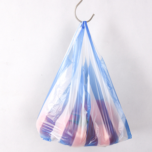 Wholesale Customized Household Thickened Portable T-shirt <strong>Plastic</strong> Shopping <strong>Bags</strong> - Product Image 2