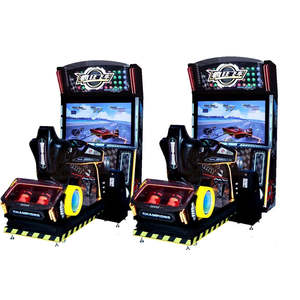 Coin operated <b>amusement</b> game Racing simulator for game center Arcade coin pusher <b>machine</b> Commercial game center equipment - Product Image 1