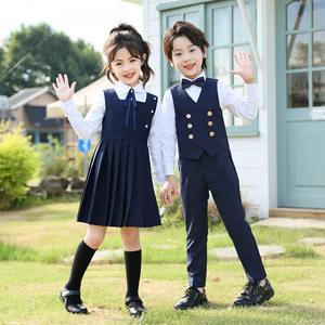 Nhà Máy Giá Trường Tiểu Học Bộ Đồng Phục, Girls 'Dresses, Mẫu Giáo Đồng Phục Trường Đại Học Phong Cách Hiệu Suất Trang Phục - Product Image 3