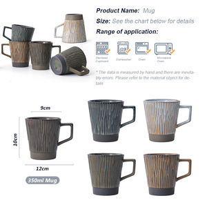 แก้วกาแฟสโตนแวร์ขนาดใหญ่<span class=keywords><strong>11</strong></span>ออนซ์,แก้วเคลือบเงาเซรามิกขนาดใหญ่พร้อมก้นนูนเหมาะสำหรับลาเต้ชาใช้กับเครื่องล้างจานได้ - Product Image 6