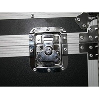 Cadre en aluminium argenté personnalisé étui de vol antichoc pour batterie étui de transport routier robuste pour coffre à câbles