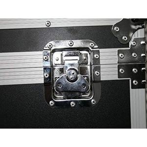 Cadre en <span class=keywords><strong>aluminium</strong></span> argenté personnalisé étui de vol antichoc pour batterie étui de transport routier robuste pour coffre à câbles - Product Image 2