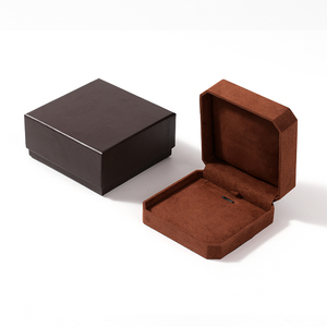 Caja de Joyería FANXI, Caja de Joyería de Gamuza para Collares, Empaque de Regalo Personalizado de Lujo, Cajas de Joyería de Lujo - Product Image 1