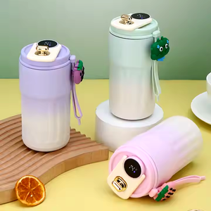 Tasses à <span class=keywords><strong>café</strong></span> intelligentes portables en acier inoxydable de 410 ml personnalisées, avec affichage de la température, pour le voyage et le camping, avec poignée en corde - Product Image 5