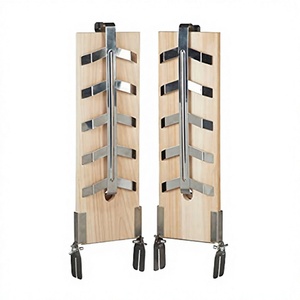 Panier à légumes pour barbecue en acier inoxydable de 8/12 pouces pour barbecue au charbon de bois en plein air - Product Image 2