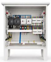 Armoire électrique extérieure sur pied pour chantier naval, boîtier de prises industrielles étanche IP67 avec disjoncteur 630A MCCB et RCD pour la construction navale
