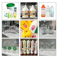 Máquina de Serigrafía Semiautomática para Botellas de Alta Calidad y Gran Tamaño, Modelos S350, S650, S1000, para Plástico