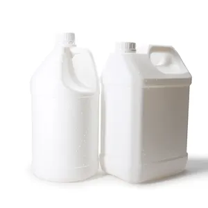 塑料1加仑水罐白色Hdpe牛奶瓶，带38/400泵
