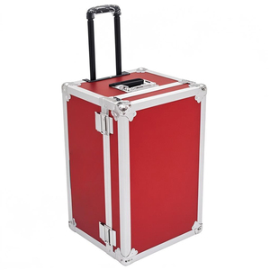 <span class=keywords><strong>Herramientas</strong></span> de instrumentos de dimensión personalizada, <span class=keywords><strong>maleta</strong></span> con carrito de transporte, caja de aluminio interior de espuma con forma duradera con asa y <span class=keywords><strong>ruedas</strong></span> - Product Image 2