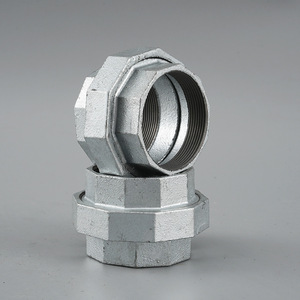 Gi phụ kiện đường ống công cụ hệ thống ống nước DN20 Ống Công Đoàn ren 150 PSI dễ uốn sắt mạ kẽm NPT 3/4 "mạ kẽm Công Đoàn - Product Image 5