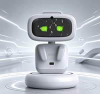 Robot compagnon intelligent AIBI, robot de bureau bionique, animal de compagnie interactif, interaction vocale multilingue, contrôlé par application, robot de bureau interactif pour la maison