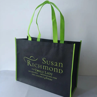 Sacs fourre-tout non tissés réutilisables écologiques enroulables sacs à provisions non tissés d'épicerie avec Logos pour Boutique