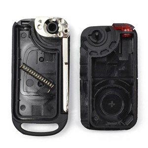 <span class=keywords><strong>Coque</strong></span> de clé télécommande à 2 boutons, type lame à 2 pistes avec trou pour lumière, remplacement pour boîtier de clé de voiture - Product Image 6