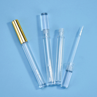 PETG de grasa corta vacía, recién llegado, 10ml, logotipo personalizado, envases vacíos para brillo de labios, tubos de brillo de labios con cepillo para pies Big Doe, Big Wa