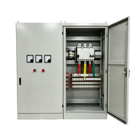 Armoire de distribution et de commande ATS complète à double alimentation automatique triphasée 2P et 4P, 63A-630A