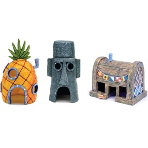 Vente chaude Écologie Dessin Animé Fish Tank Décoration Résine <span class=keywords><strong>Cave</strong></span> pour Pet Fish Divers Marine Life Excellent pour Aquarium Accessoires - Product Image 1