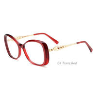 Montures de lunettes optiques carrées surdimensionnées pour femmes, en acétate, avec des lunettes de vue carrées en acétate