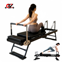Équipement de Yoga Portable et Pliable en Acier Allié avec Roues pour Entraînement de Pilates et Renforcement du Core à Domicile – Exclusivité Transfrontalière et Durabilité Accrue