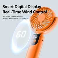 Ventilateur de poche rechargeable mini, batterie externe haute capacité, ensemble cadeau idéal pour les cadeaux d'entreprise et les activités de plein air