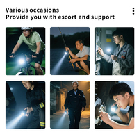 Lampe torche LED rechargeable OEM super lumineuse et étanche avec indicateur de charge pour le camping et les urgences