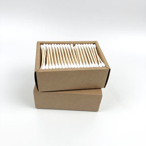 Bâtonnets de <span class=keywords><strong>coton</strong></span> jetables personnalisés, 200 pièces, 75 mm, blancs, en <span class=keywords><strong>bambou</strong></span>, pour le nettoyage des oreilles, double tête ronde - Product Image 6