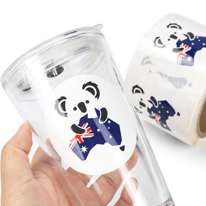 <b>Personalised</b> Customized Roll Waterproofl Round Label Printing Custom Business Product Logo <b>Stickers</b> for Packaging Label - Product Image 4