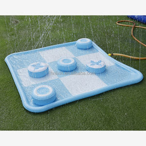 कस्टम गर्मियों tic-tac-toe बच्चों स्विमिंग पूल Inflatable स्प्रे पैड बच्चों के आउटडोर splashing खेल खिलौने - Product Image 3