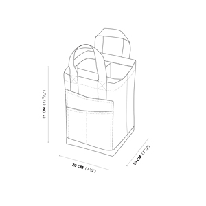 2026 Shopping <b>Bag</b> Cotton Wine Tote Supermarket <b>Shopper</b> Storage Inner <b>Bag</b> with Custom Printed logo - Product Image 2