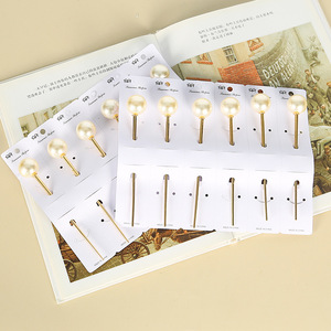 Épingle à cheveux en perles, bâtonnet doré, simple et élégant, coiffe de mariée pour chignons, accessoires pour femmes de style coréen - Product Image 4