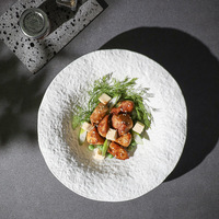 Vaisselle de Restaurant Durable de haute qualité Écologique Solide Plat Froid Salade Pâtes Assiette Profonde pour la Fête
