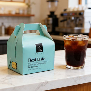 Scatola Regalo Personalizzata in Cartone Colorato per Dolci, Torte e Biscotti con Manici - Product Image 4