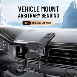 ยูนิเวอร์แซล 360 °   ที่วางโทรศัพท์แบบหมุนได้ - ที่ยึดติดกับคอนโซลรถยนต์และโต๊ะทำงานด้วยกาวเหนียวพิเศษสำหรับโทรศัพท์ทุกรุ่น ขนาด 6.5-10.5 ซม. ปรับได้ - Product Image 2