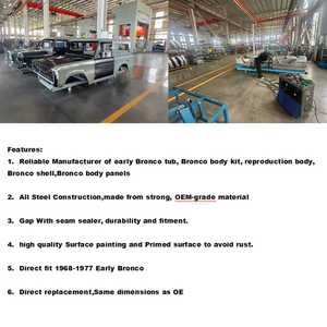Kits completos de bañera de cabina de carcasa de cuerpo de acero <span class=keywords><strong>Bronco</strong></span> temprano imprimado y pintado a la <span class=keywords><strong>venta</strong></span> - Product Image 5