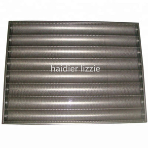 <span class=keywords><strong>Prix</strong></span> de gros 8 Rangées Perforée En Aluminium Plateau à Baguettes pour la Boulangerie - Product Image 1