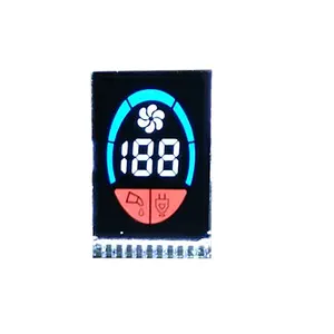 ساعة رقمية أحادية اللون TN VA قياس متوسط وصغير بشاشة عرض LCD مخصصة من المصنع