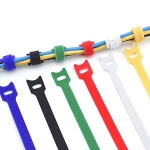 Sangles de fixation de câbles de haute qualité, attaches auto-agrippantes 100 % nylon, attaches auto-agrippantes personnalisées pour câbles de données - Product Image 1