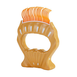 Herramienta de aseo para limpieza de mascotas, peine de silicona Abs para gatos y perros para depilación y masaje, peine de concha para uso doméstico - Product Image 1
