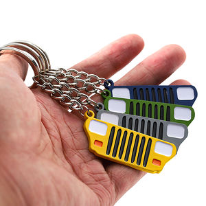 カスタムチェーン車のキーホルダーカスタムロゴスクールバスキーホルダー - Product Image 3