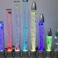 Lampes à bulles aquatiques LED Naxilai 70 cm (27,6 pouces) avec 7 effets lumineux colorés, la lampe sensorielle ultime.
