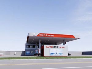 Construção Estrutural De Aço Prefab Space Frame De Enchimento Posto De Gasolina De Gás Canopy Roof Construção Bomba De Combustível Posto De Gasolina - Product Image 3